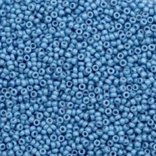 Miyuki rocailles Perlen 15/0 - Duracoat opaque juniper berry blue 15-4485